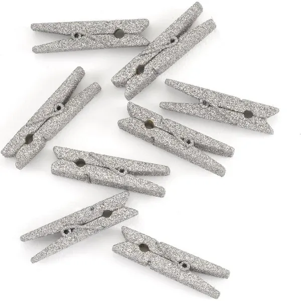 Mini Glitter Favor Clothespins Weddings and Parties