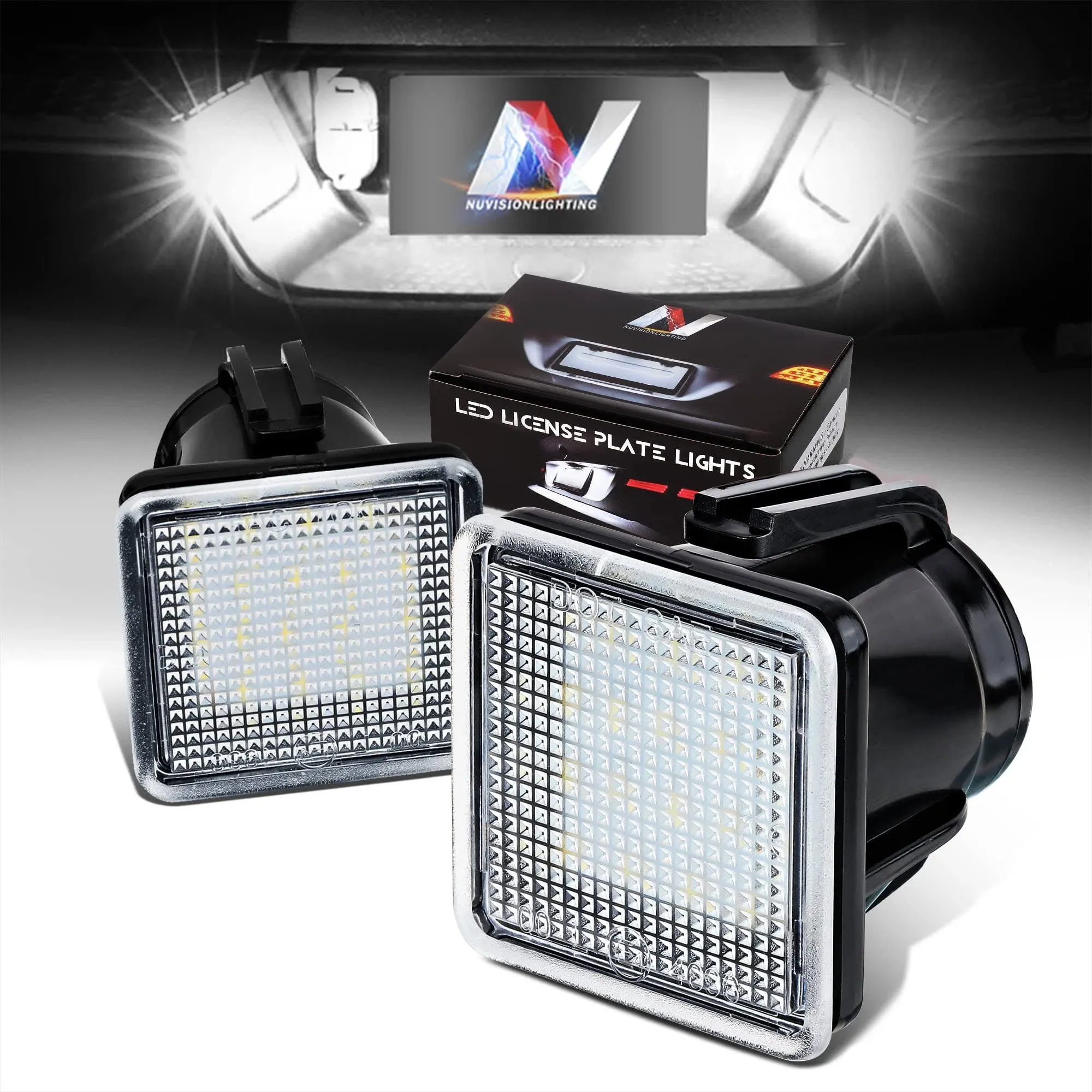 Nuvision Lighting Nvl-lpl-003 License Plate Lights for 2014-2021 for Toyota ...