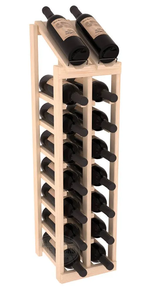 2 Column 8 Row Display Top Kit, Pine , Satin Finish