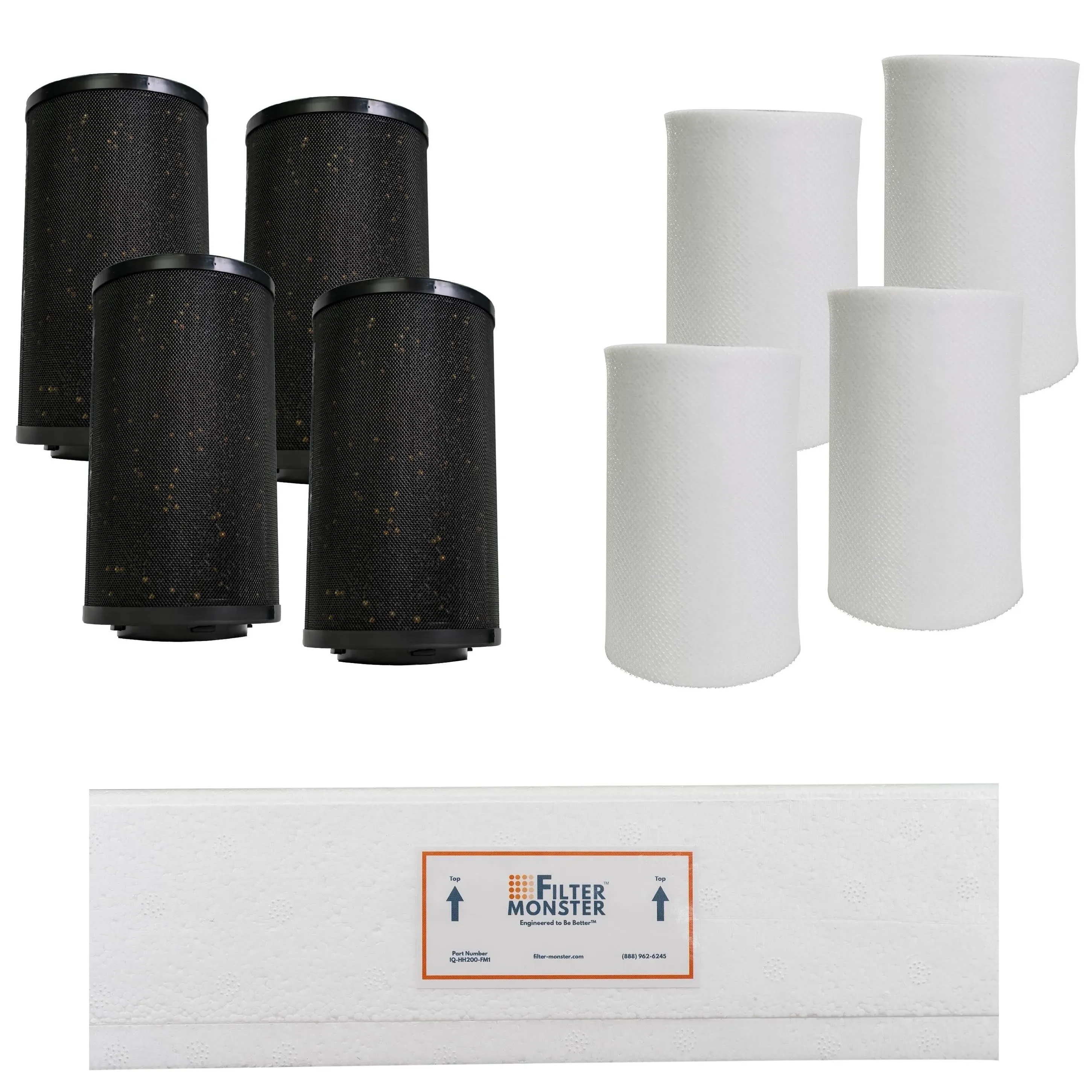 Filter-Monster Filter Bundle Compatible with Iqair GC Multigas Air Purifier Filters