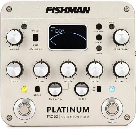 Fishman Platinum Pro EQ/DI Analog Preamp Pedal