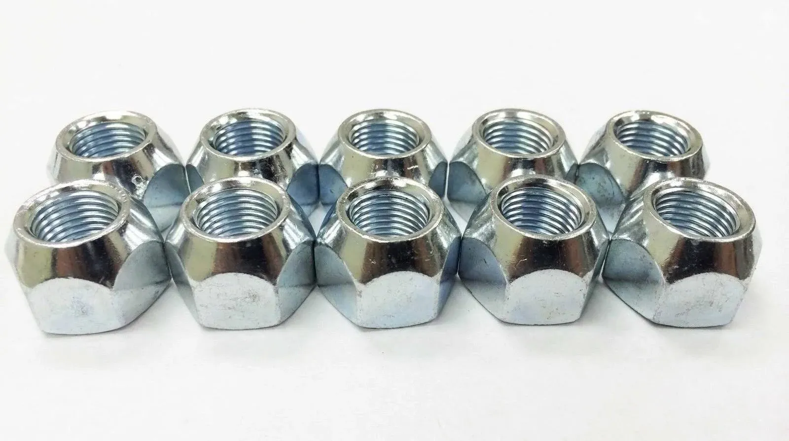 Libra Set of 10 Trailer RV 1/2 -20 Cone Wheel Nuts - 22034