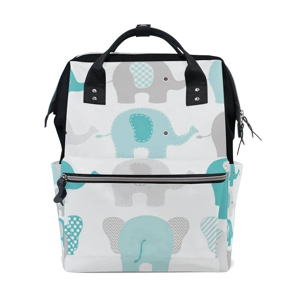 Baby Diaper Nappy Bag Travel Backpack Mommy Bag Elephants for Women Girls Men M ...