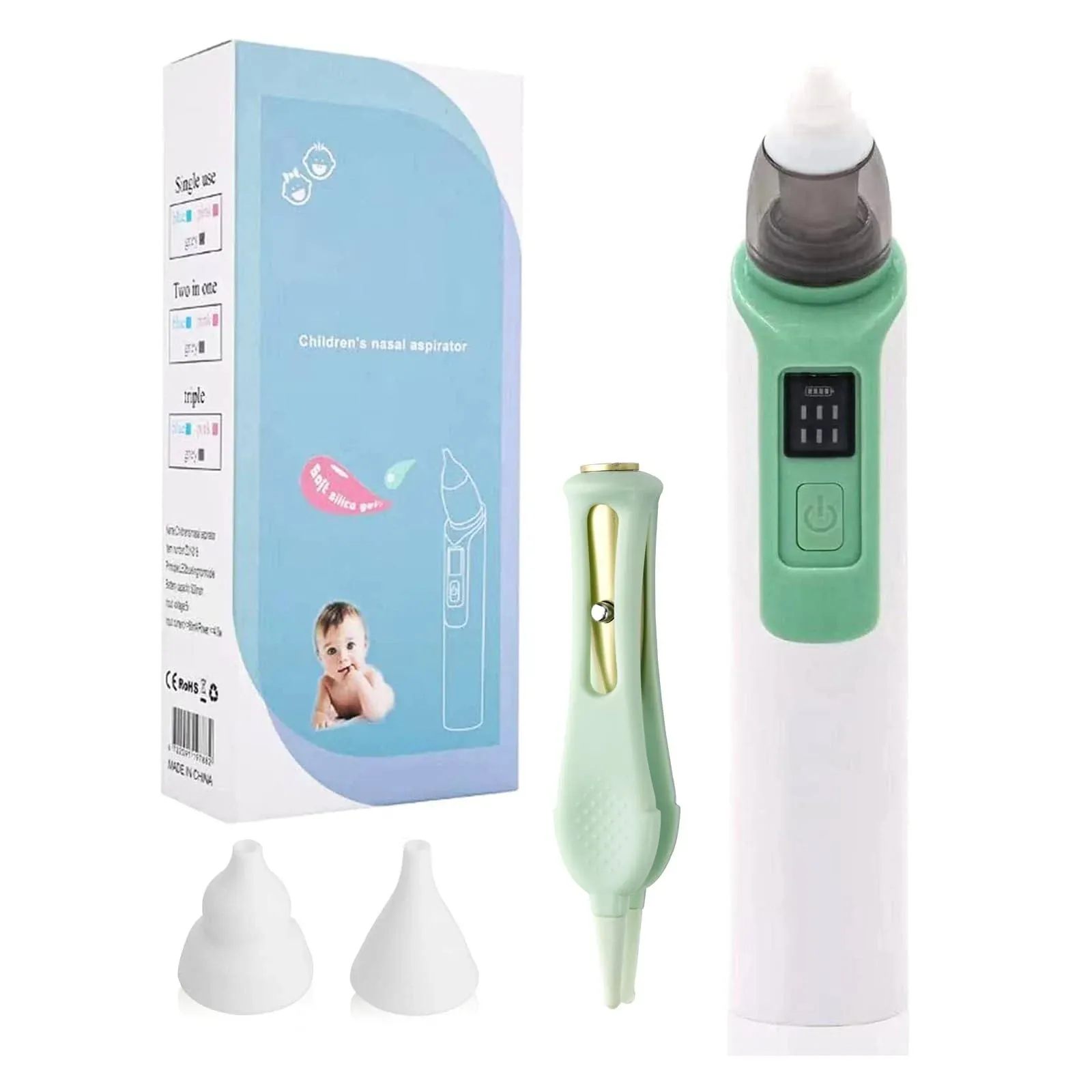 Nasal Aspirator for Baby Electric Nose Aspirator for Toddler Baby Nose Aspirator ...