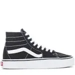 Vans Canvas Sk8-Hi Tapered (Black/True White) Women's 8