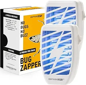 Indoor Bug Zapper Fly Zapper Mosquitos Zapper - Electric Portable Plug in Home Insects Zapper for removes Insects Mosquitos Files Bugs Gnats Moths