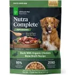 ULTIMATE PET NUTRITION Nutra Complete, 100% Freeze Dried Veterinarian Formulated Raw Dog Food with Antioxidants Prebiotics and Amino Acids, (Pork, 5 OZ)