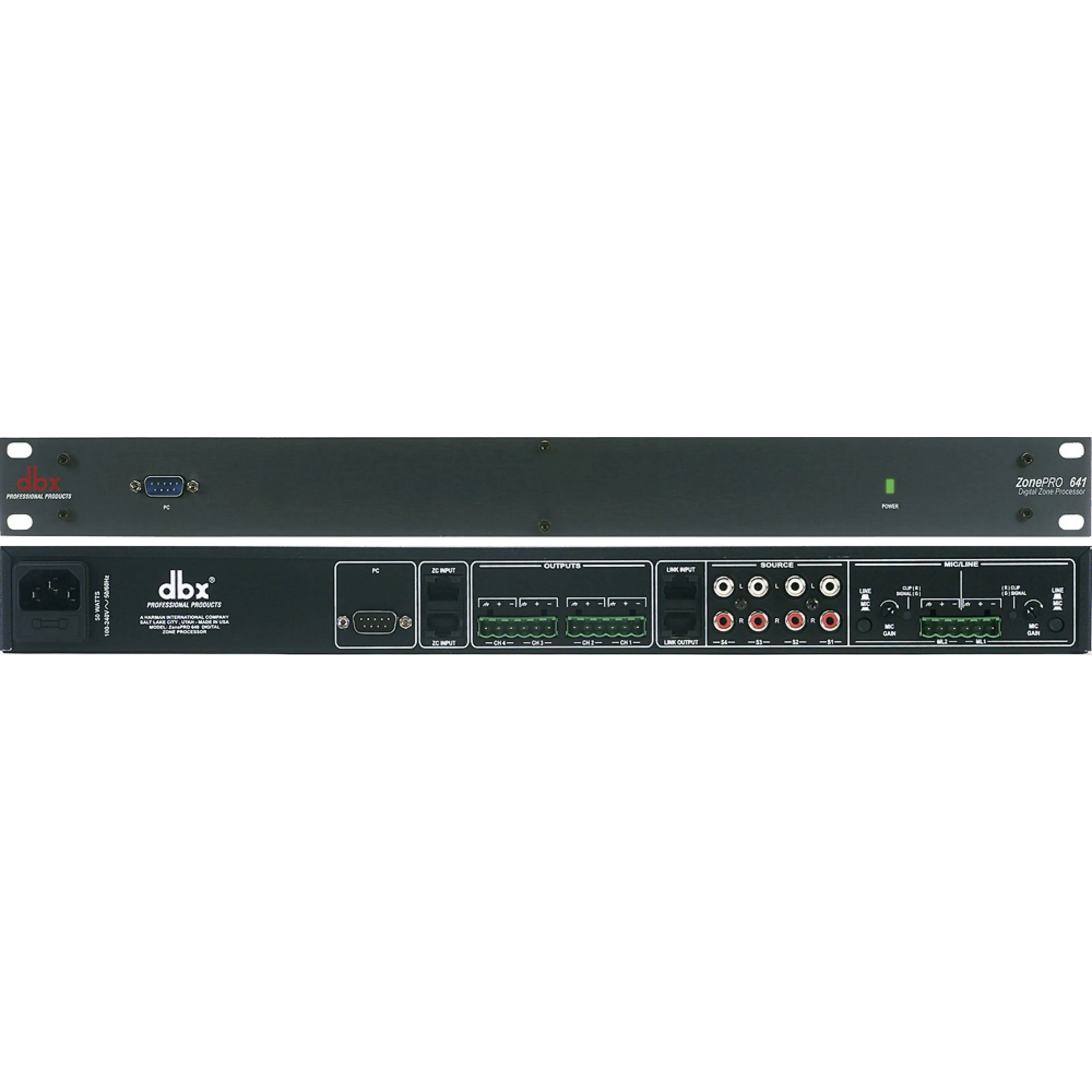 DBX 641 ZonePRO 6x4 Digital Zone Processor