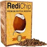 Redichip Reptile Bedding Loose Medium Coconut Chip Substrate 36 Quart Coco Husk Mulch for Snake and Gecko Habitat, Ball Python Terrarium, Lizard and T