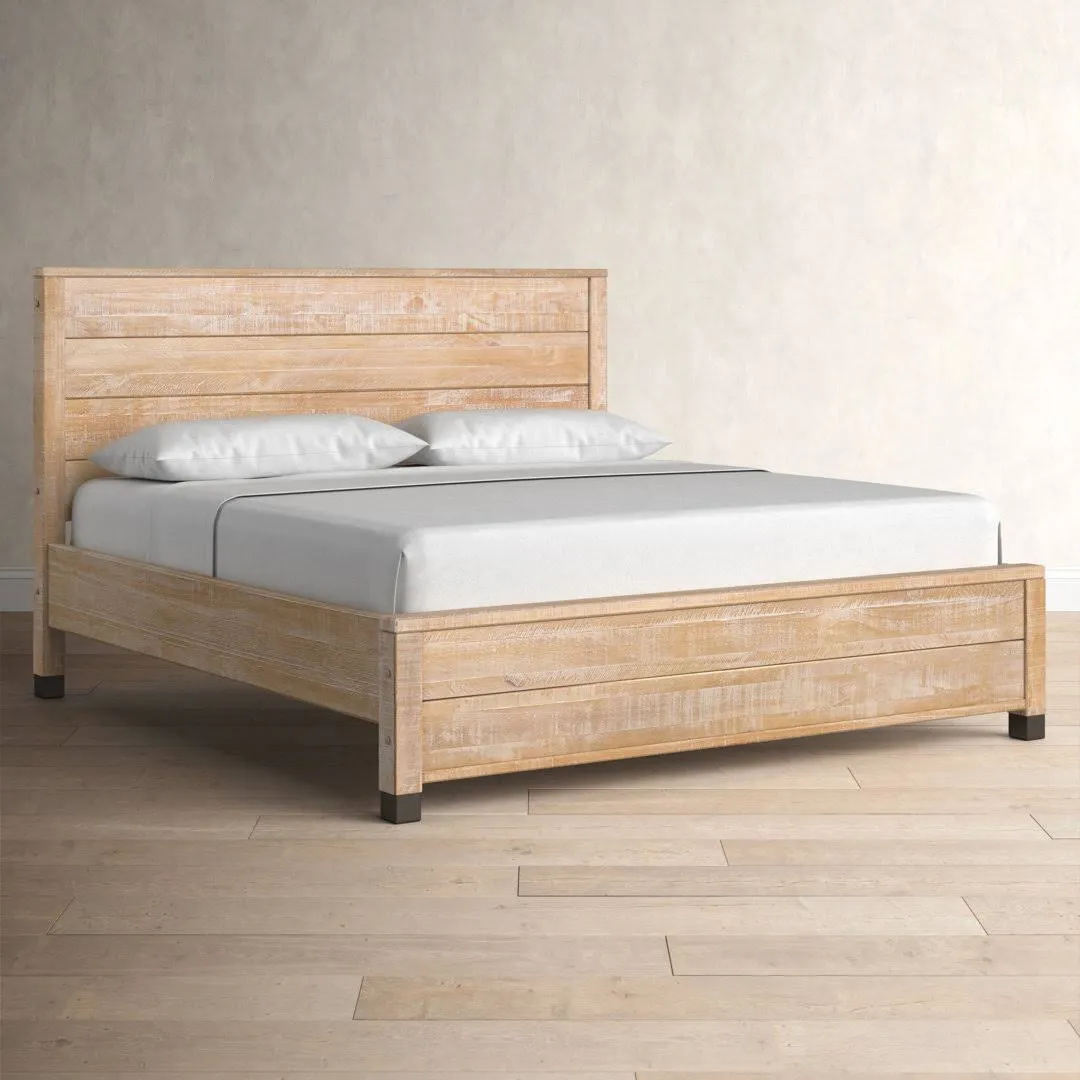 Baja Platform Bed, Barnwood, King