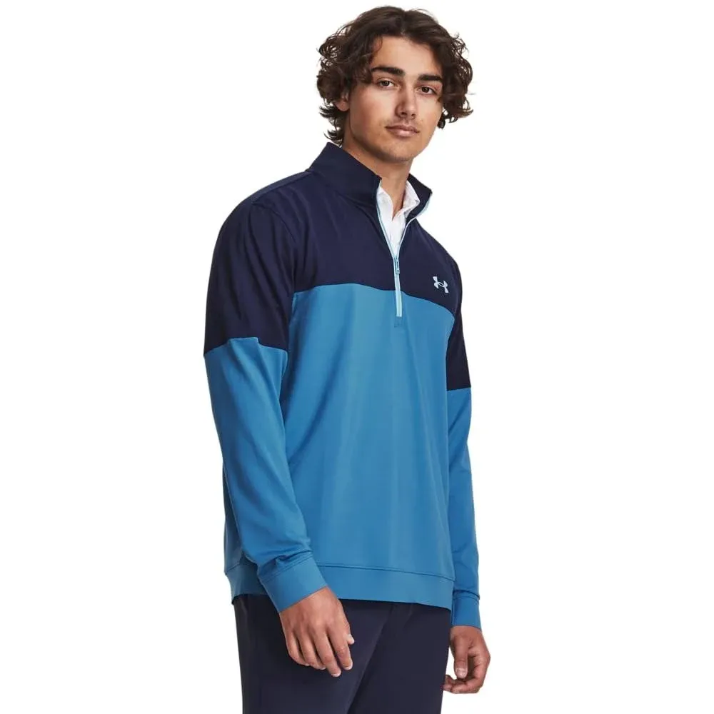 Under Armour Men's Storm Midlayer Zip - Blue, LG