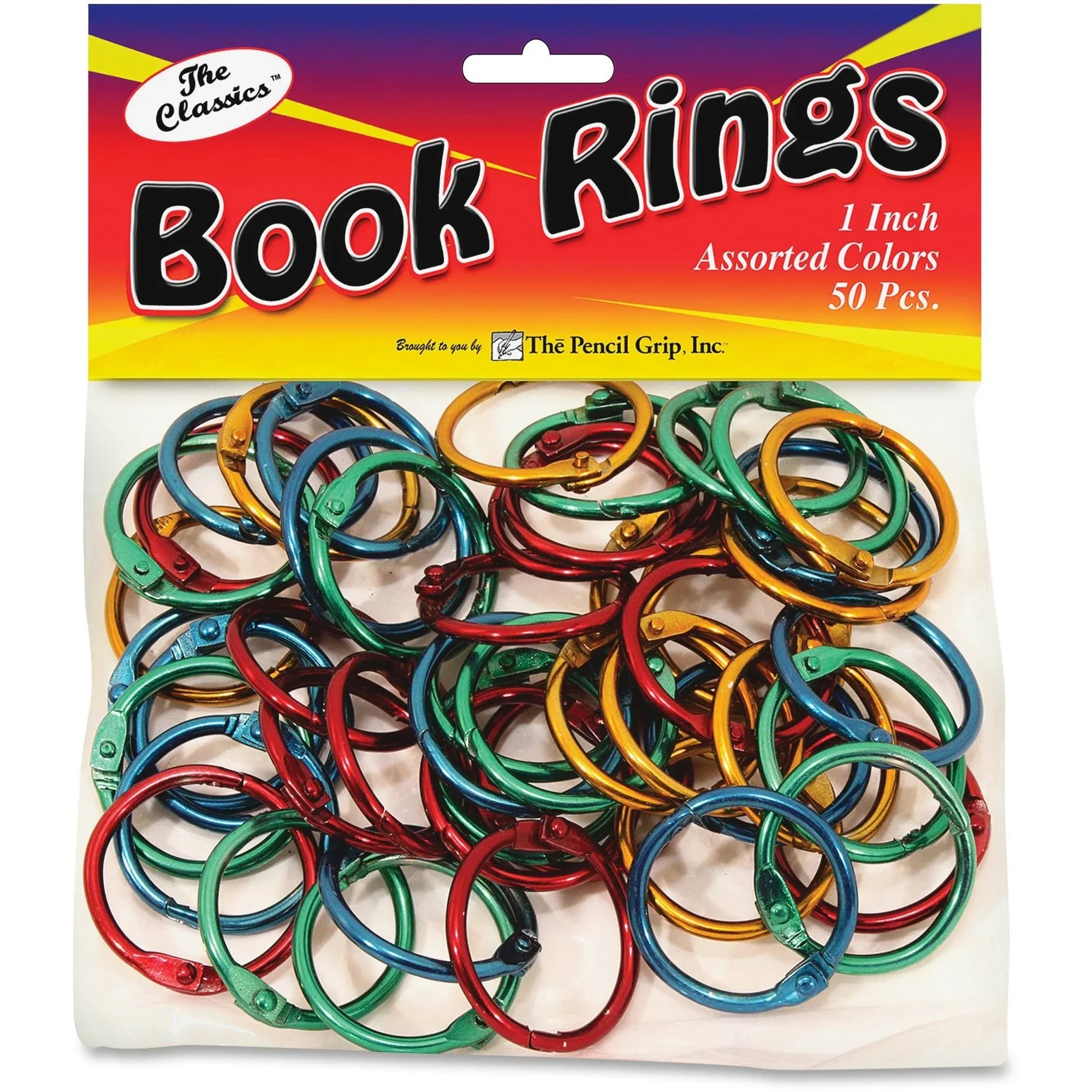 The Pencil Grip Book Rings Assorted