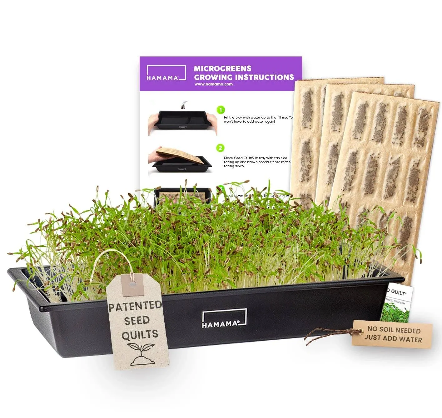 Hamama Home Microgreens Growing Kit