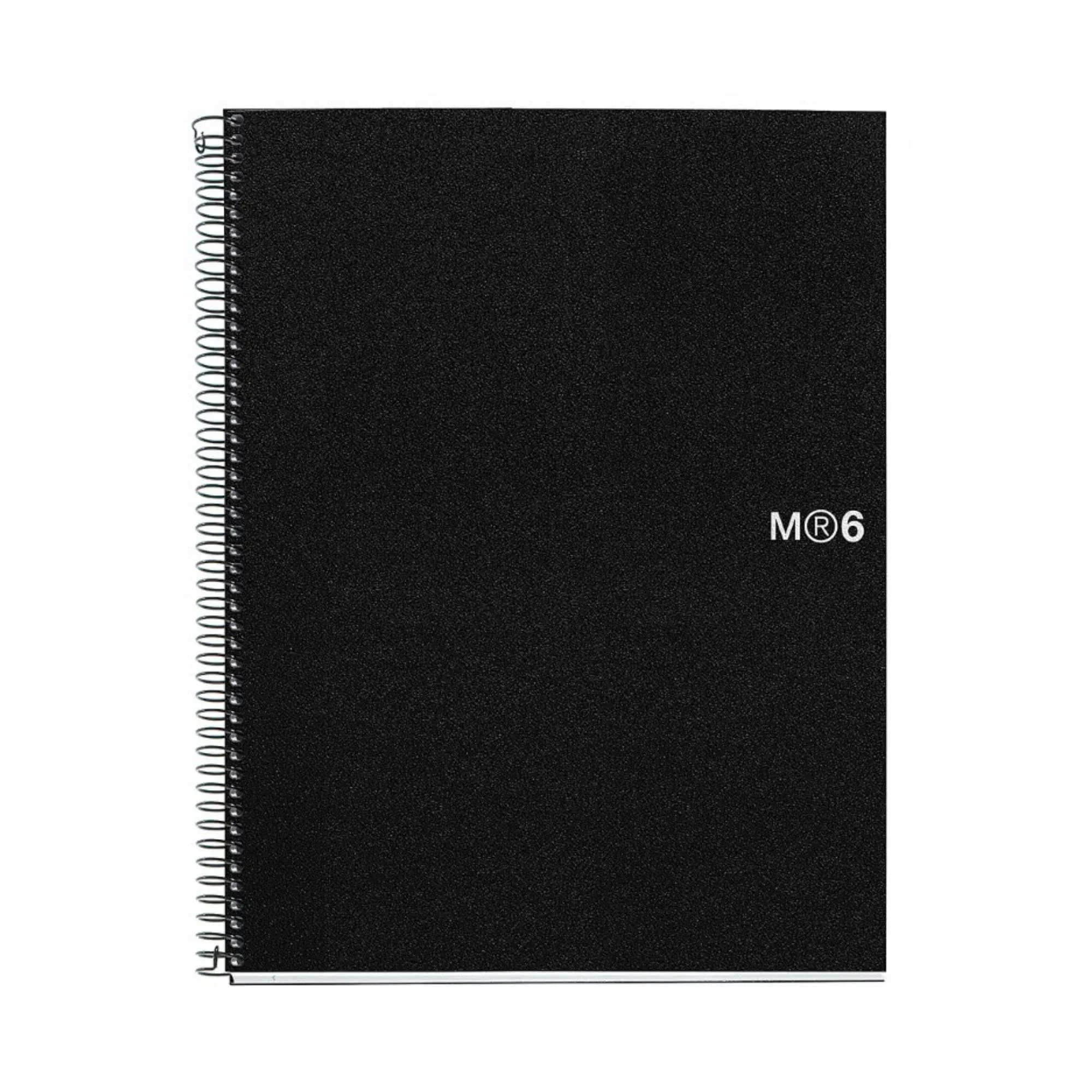 Miquelrius 6-subject Graph Poly Notebook A4 8.25 X 11.75 - Black