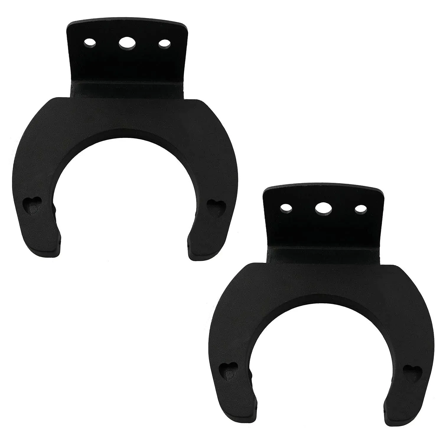 LQ Industrial Microphone Hook Holder 2PCS Black Wireless Microphone Hook Stan...