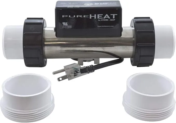 Heater, Bath, H-Q Inline, Ph301-15uv, 115V, 1.5kW, 3ft, Vacuum