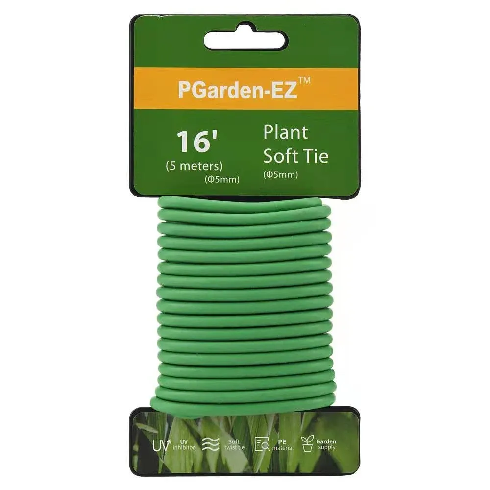 PGarden-EZ Green Soft Twist Tie Plant Tie Flexible TPR Garden Supply, for ...