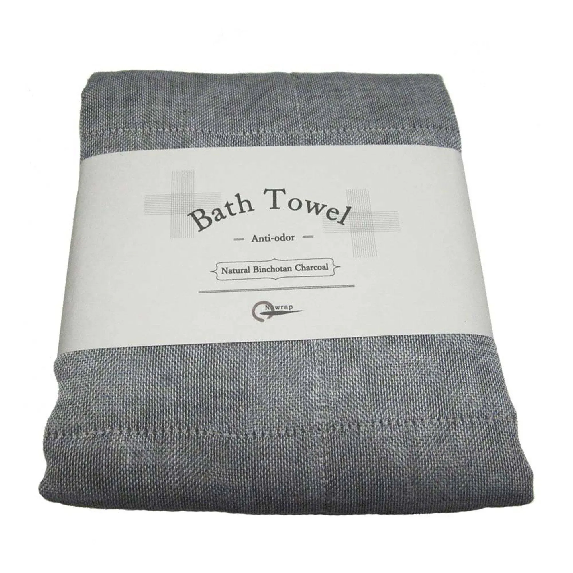 Binchotan Charcoal Bath Towel, Naturally Anti-Odor