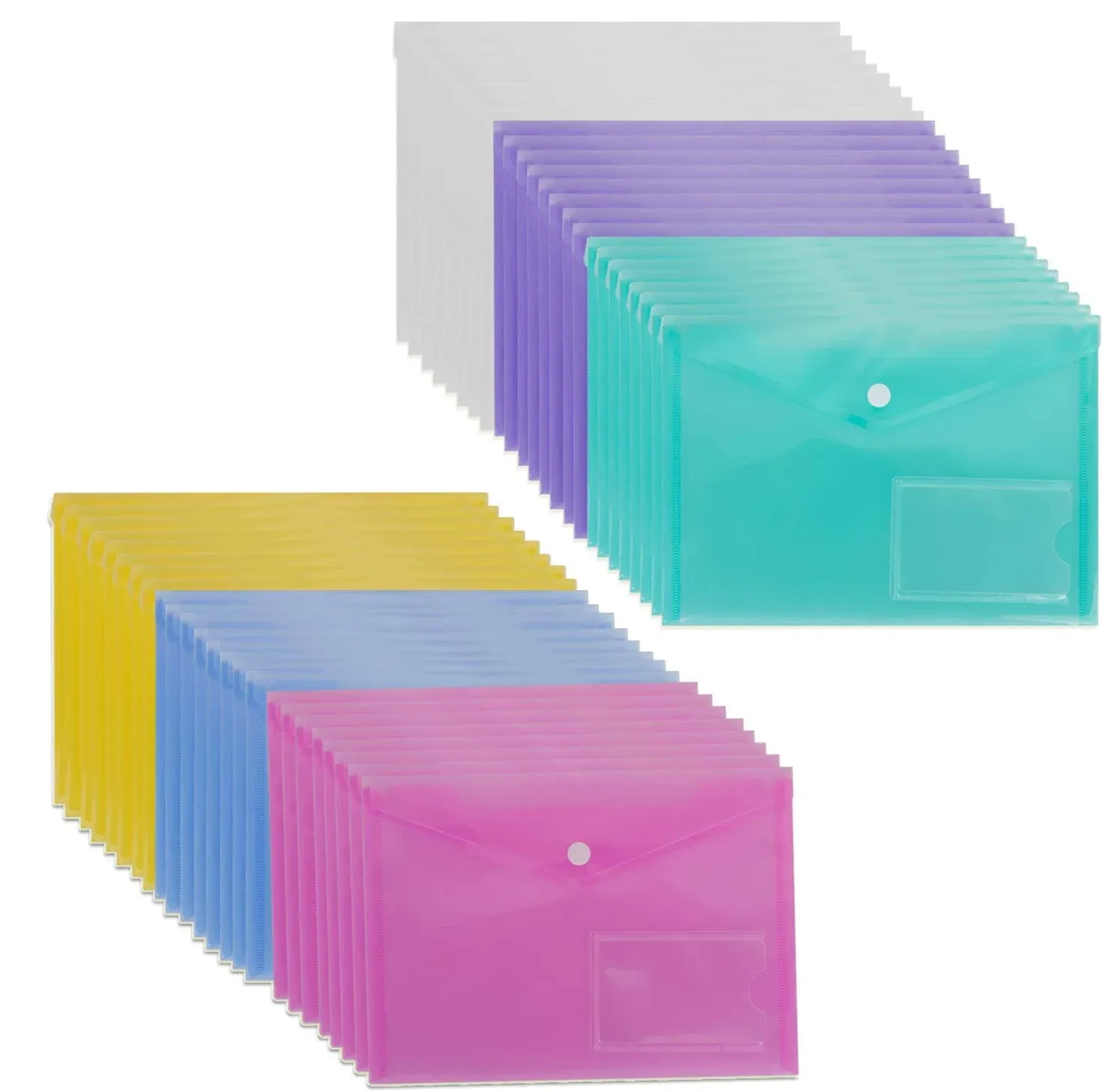 CertBuy 48 Pack A5 Poly Envelope Folder