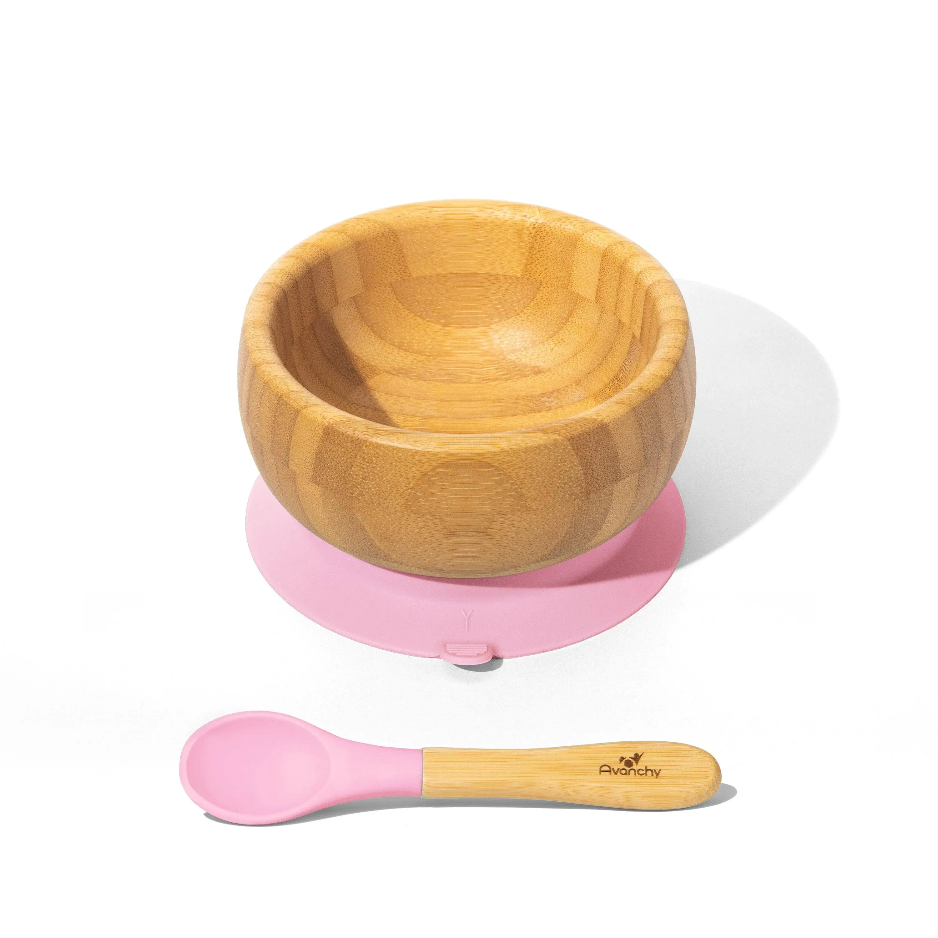 Avanchy Bamboo Baby Suction Bowl + Spoon