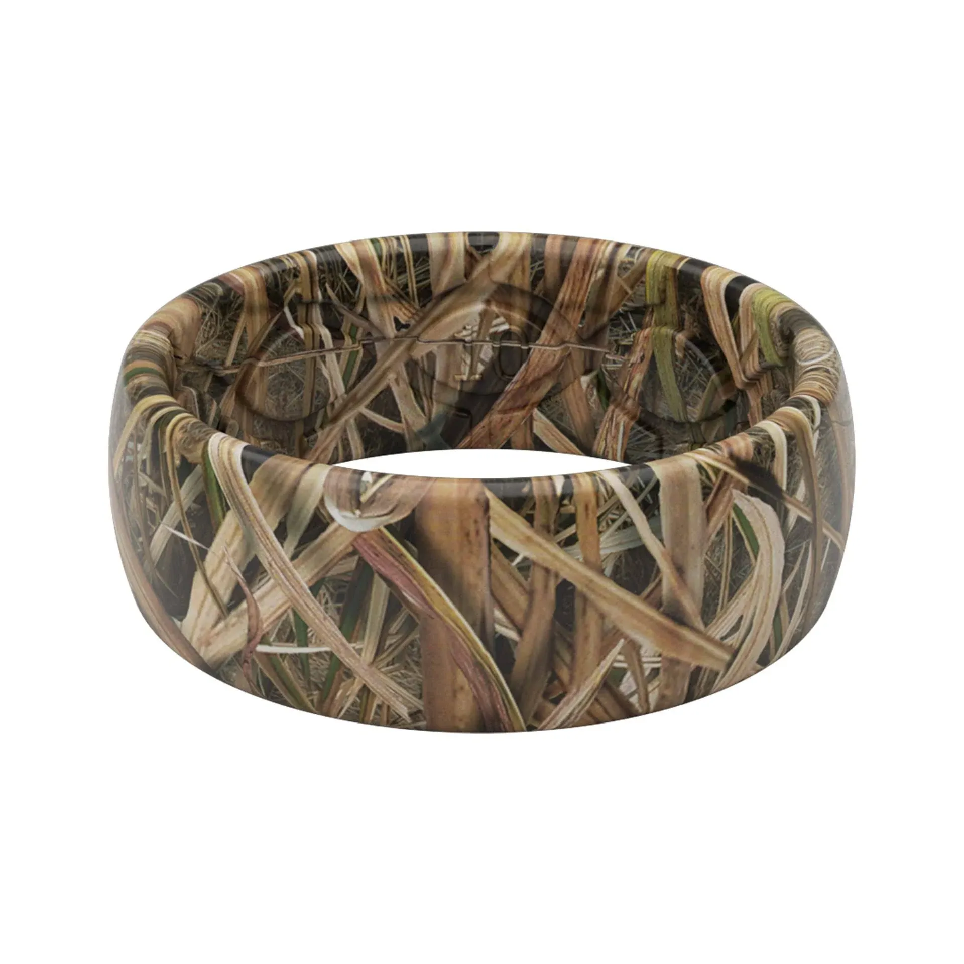 Groove Life Mossy Oak Camo Silicone Ring Breathable Rubber Wedding Rings for Men ...