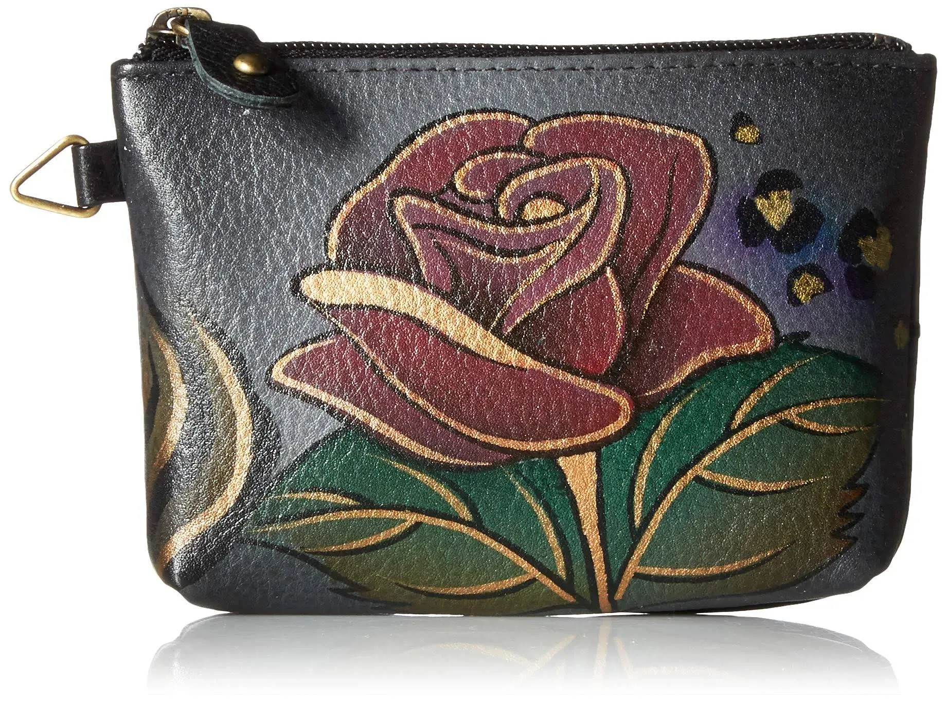 Anna by Anuschka Women's Hand Painted Coin Pouch