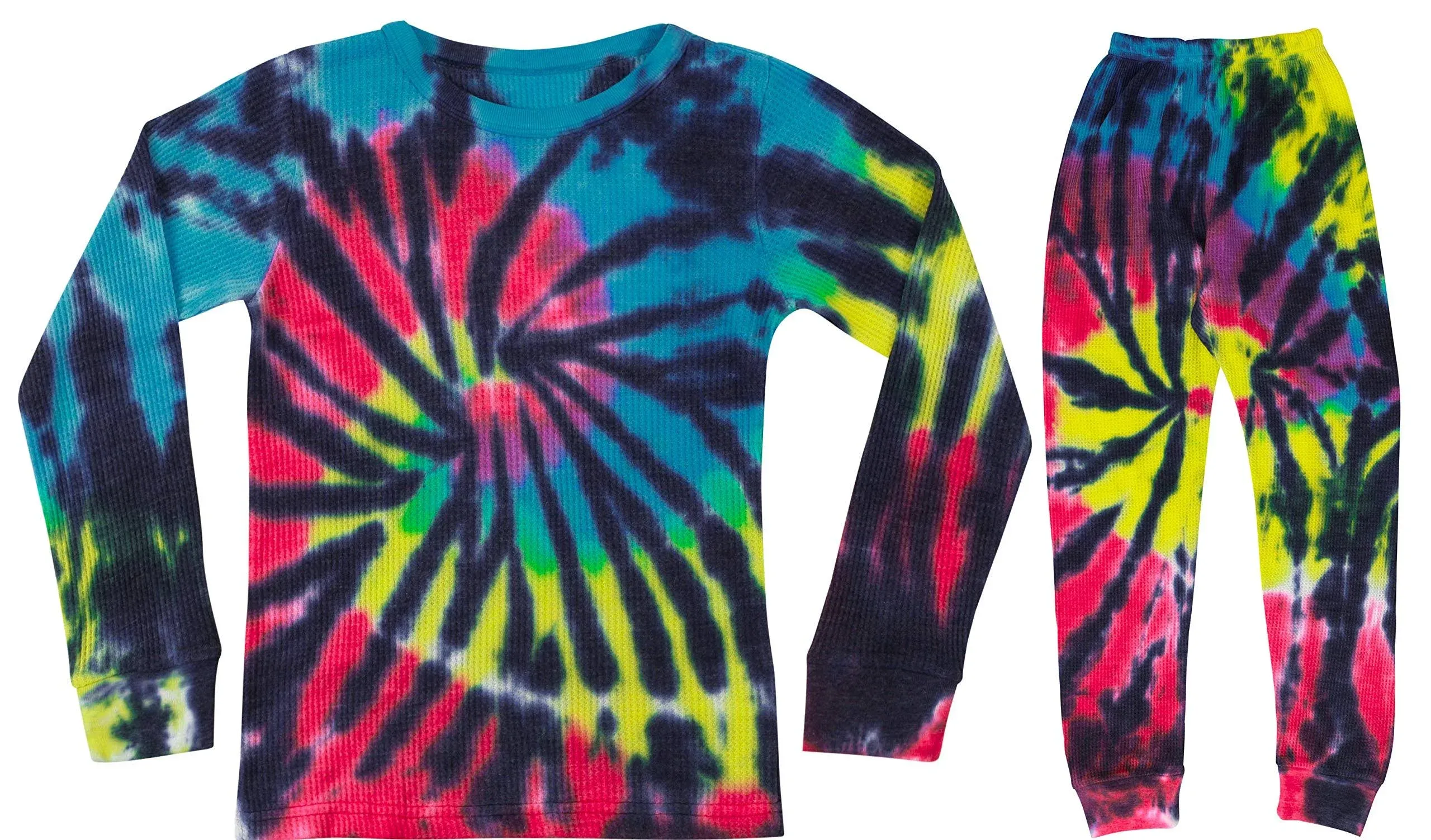 Just Love Girls Tie Dye Two Piece Thermal Underwear Set