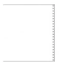 Alliance Continuous Computer Paper, 9.5 x 11, Blank Clean Perforated Edge 1-Part, 92 Bright, 20 lb, Made In The USA… (2,300 Sheets)