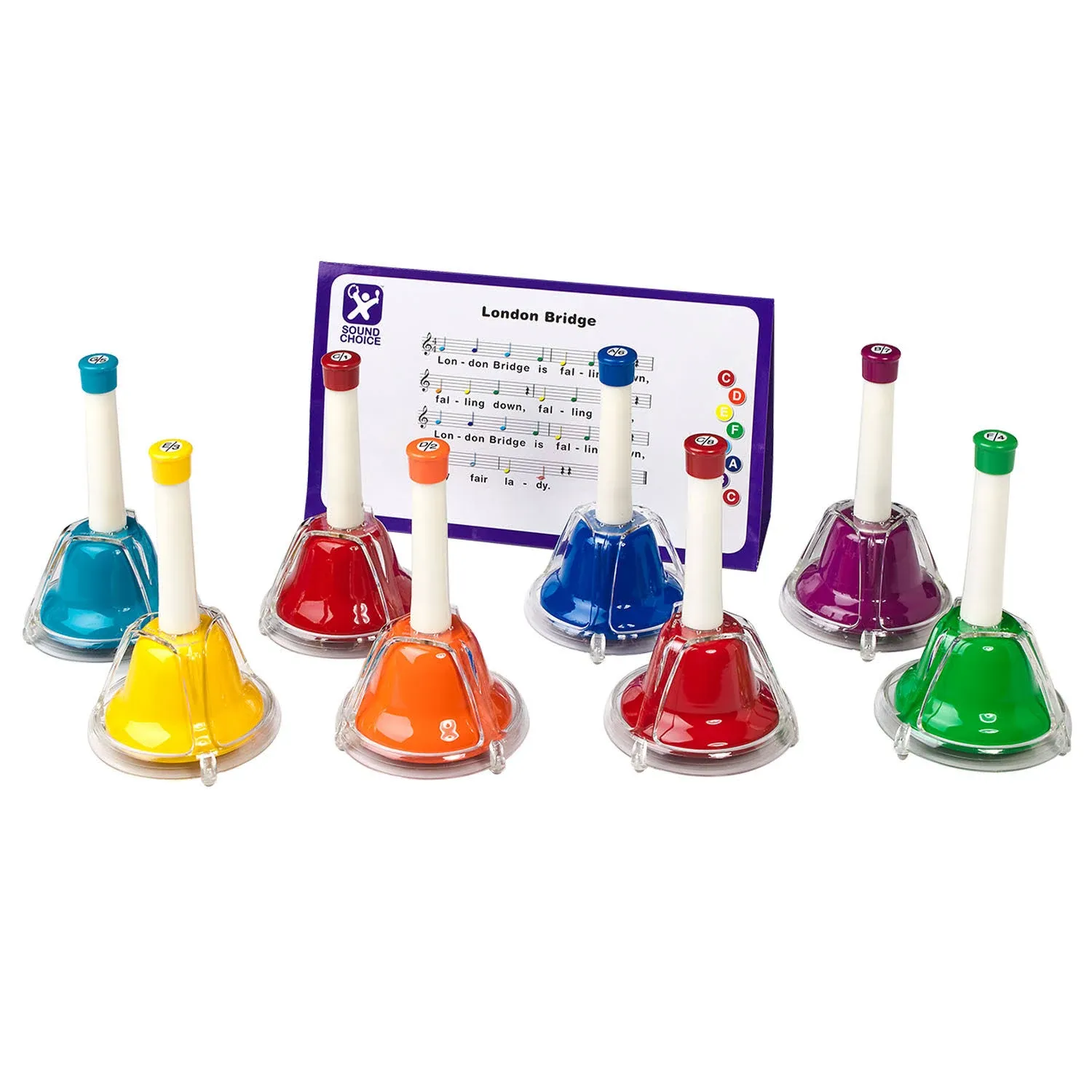 West Music Diatonic 8-note Combined Handbells Deskbells Set