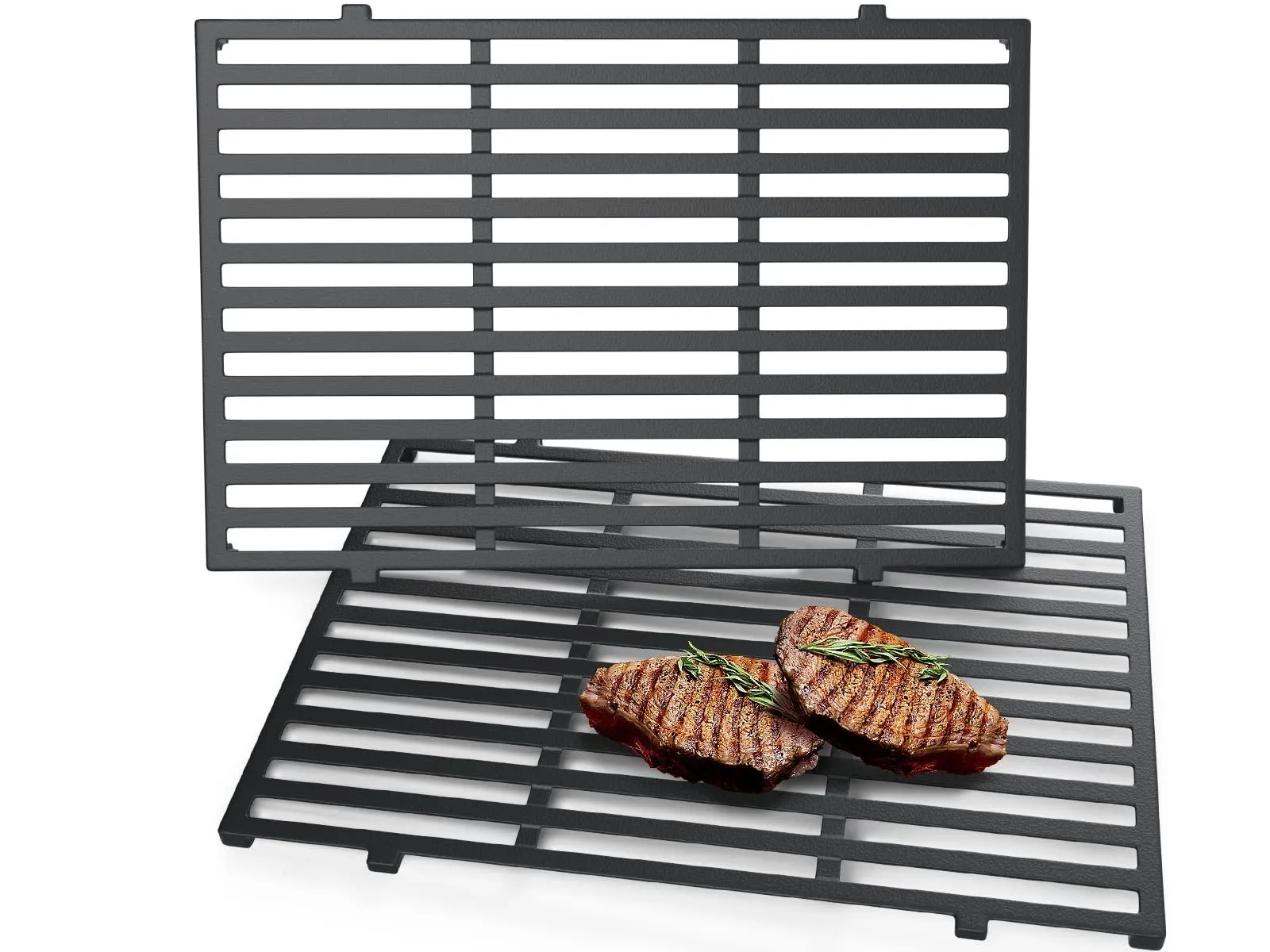 Hisencn 7524 7528 19.5 Inches Cast Iron Cooking Grid Grates for Weber Genesis E ...