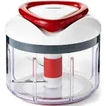 Zyliss Easy Pull Food Chopper and Manual Food Processor - Vegetable Slicer and Dicer - Hand Held