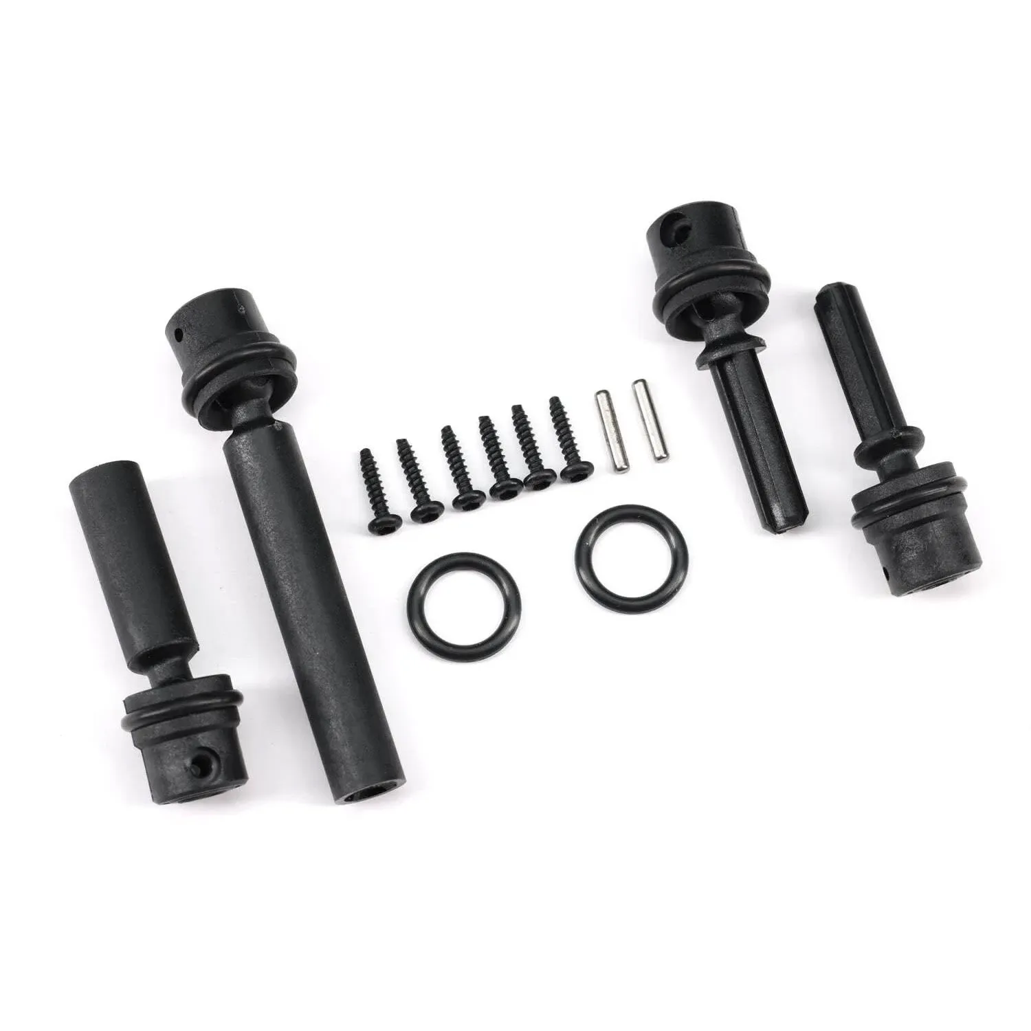 Traxxas 9755 - Driveshafts, Center, Assembled (Front & Rear)