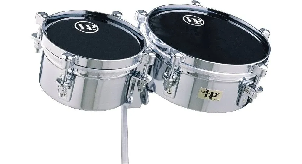 Latin Percussion LP845-K Timbales Mini, Chrome