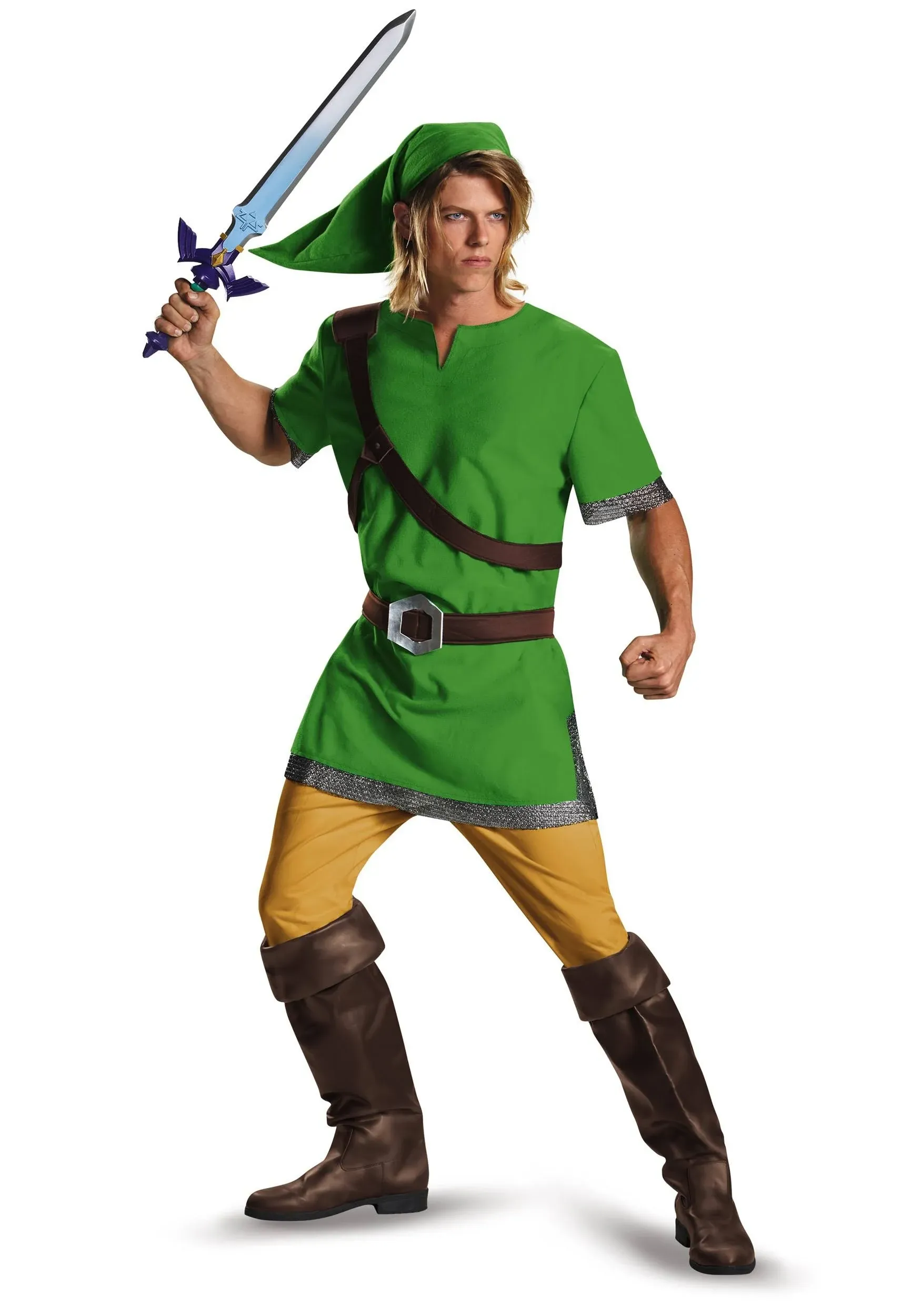 Disguise The Legend Of Zelda Adult Classic Link Costume, XL, Green