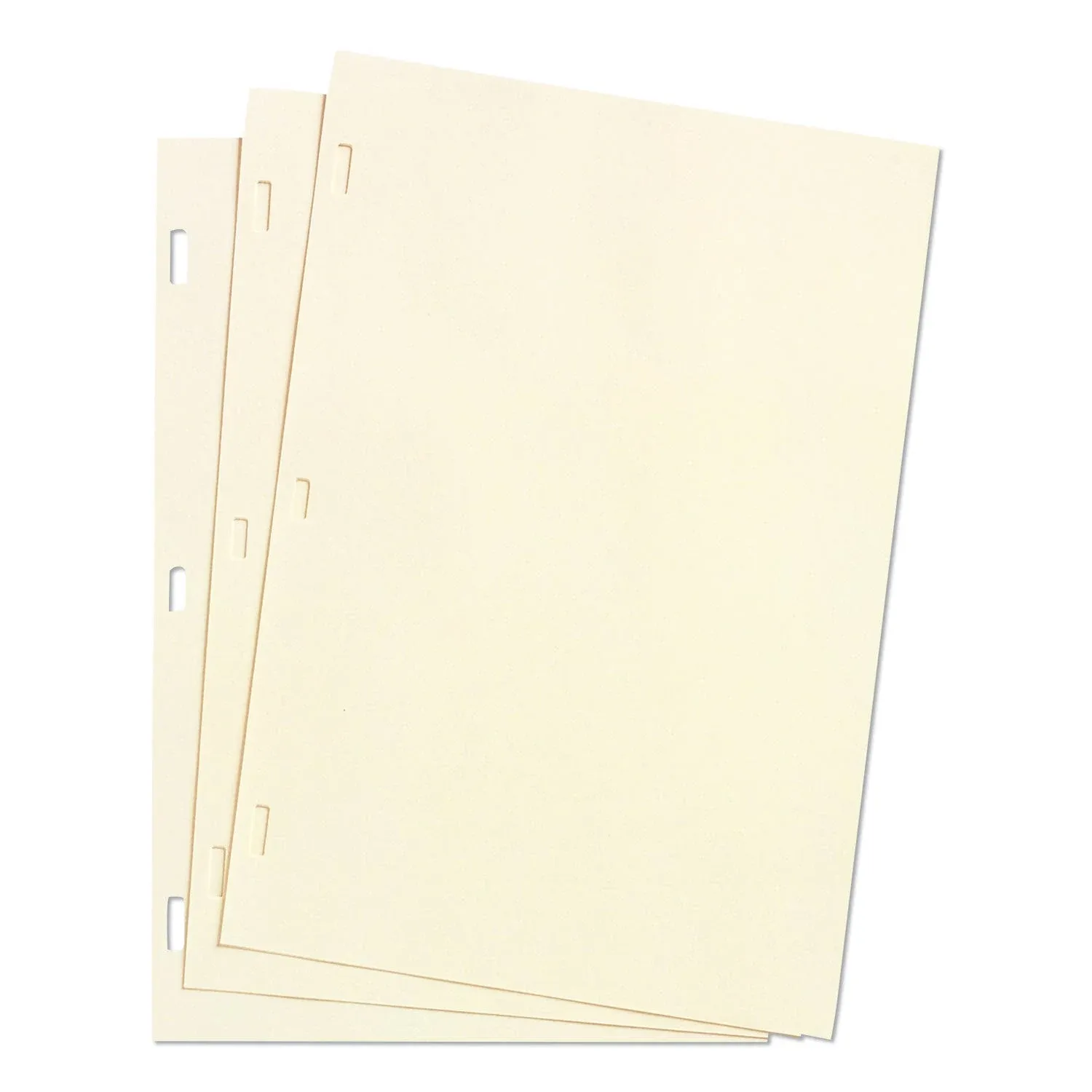 Wilson Jones Looseleaf Minute Book Ledger Sheets, Ivory Linen, 11 x 8-1/2, 100 Sheet/Box