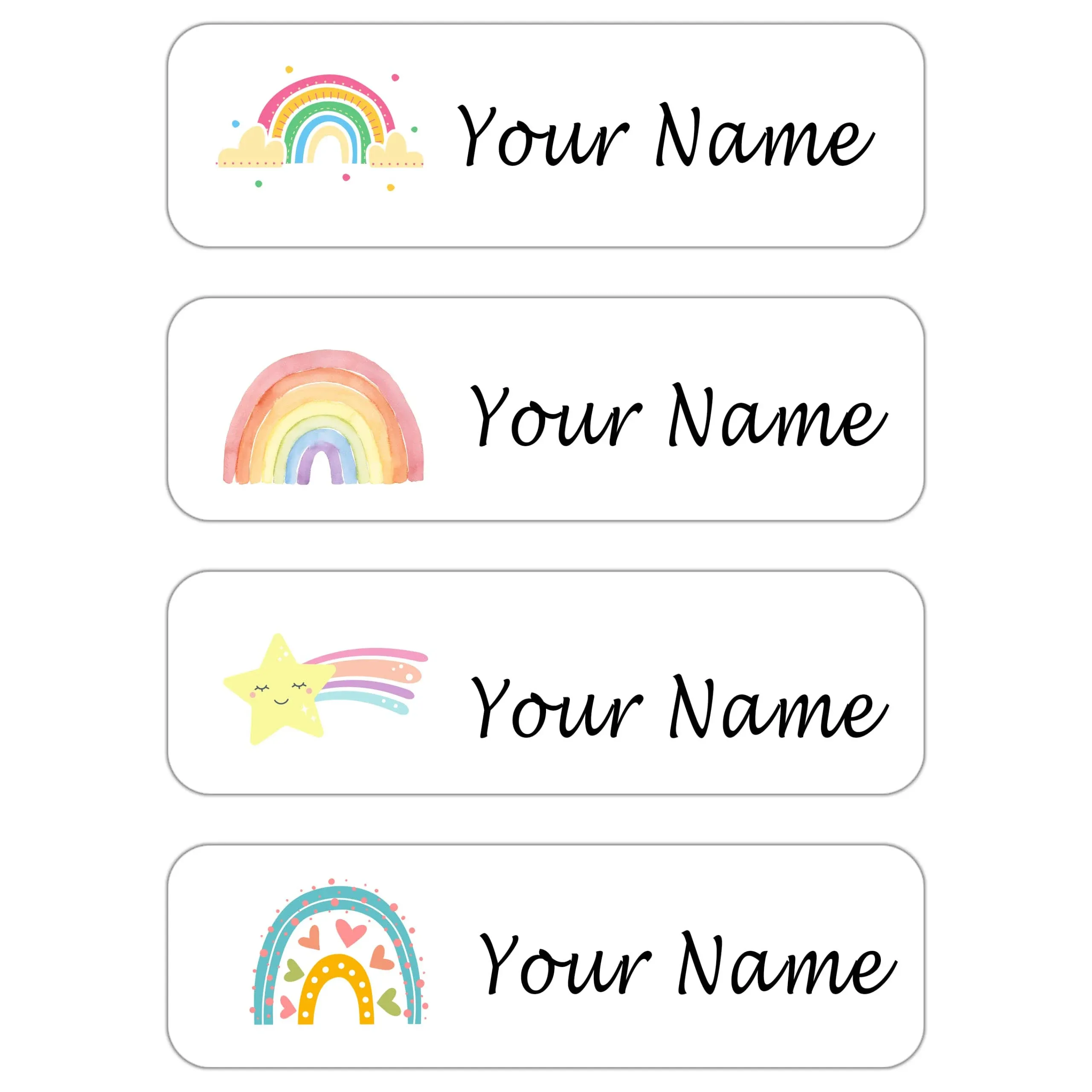 Sunshine Stickers Custom Waterproof Dishwasher Safe Kid Name Labels for Daycare ...