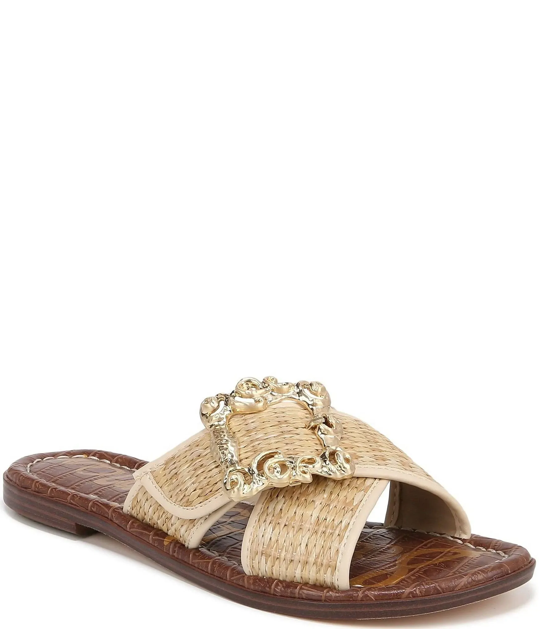 Sam Edelman Gracyn Slide Sandal Dark Natural 8.0