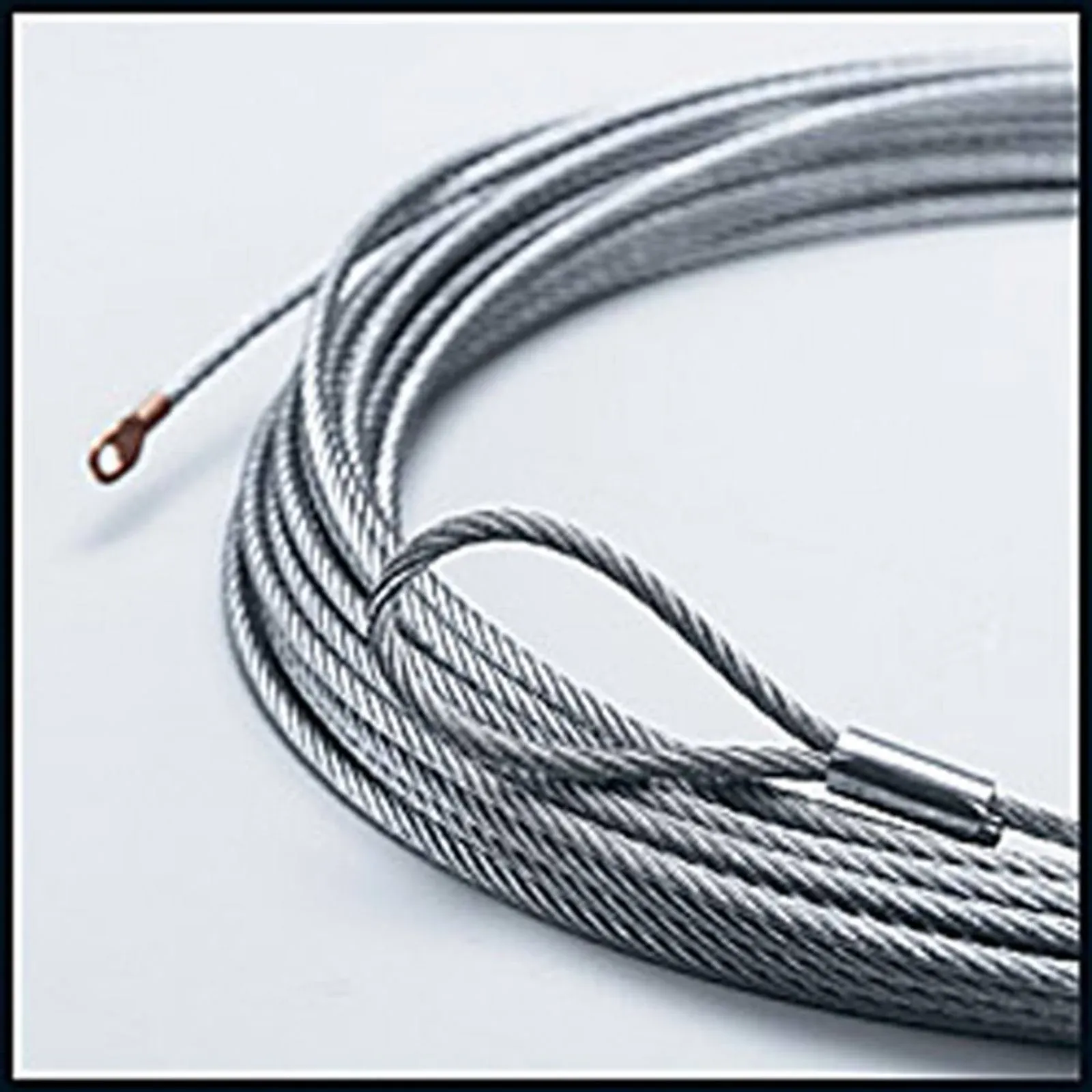 WARN® 68851 - 7/32&quot; x 55&#039; Steel Replacement Rope with Hook For 4.0ci Winch Model