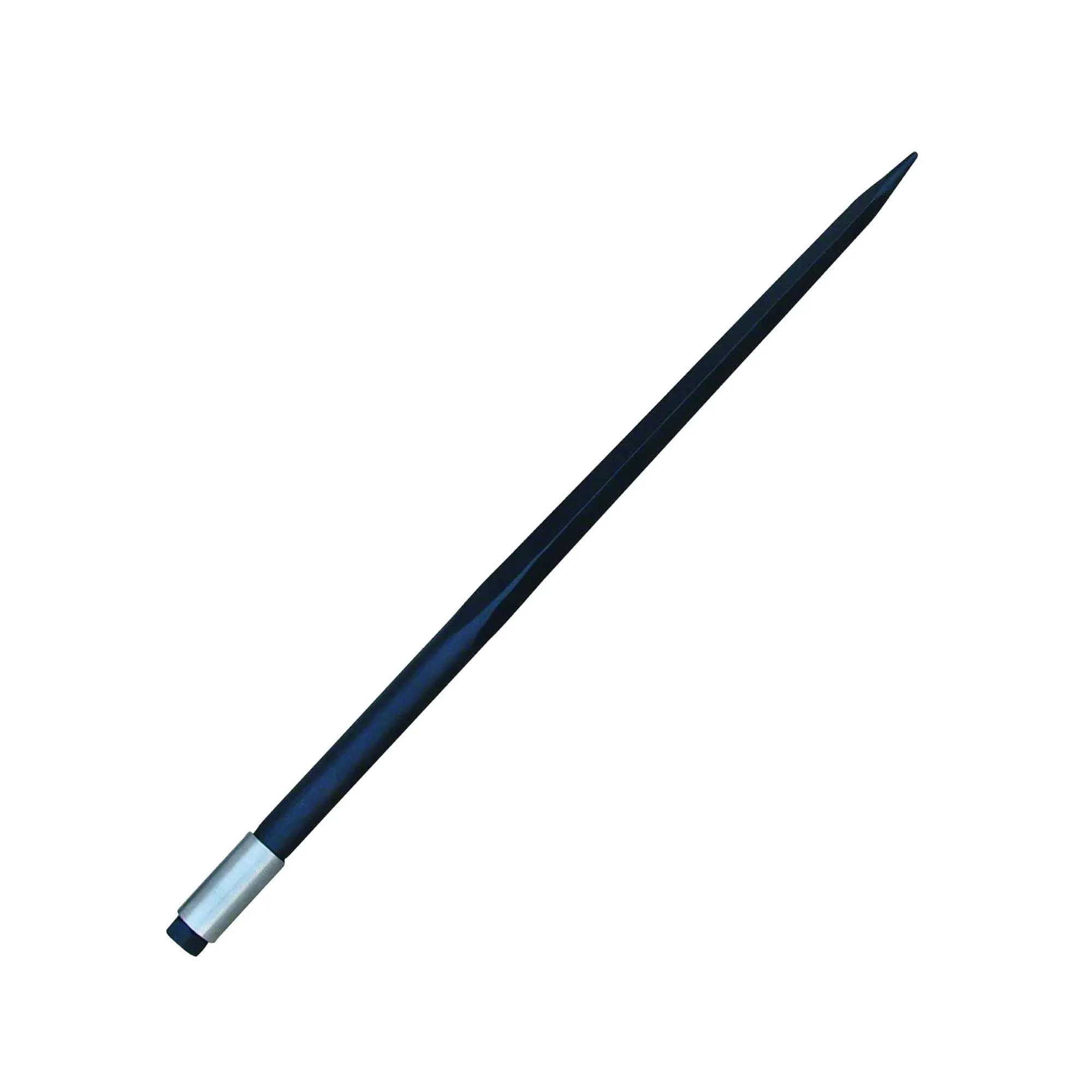 39" Hay Bale Spear 3000 LBs Capacity, C-2 Bale Spike Square Tapered Forged - 1 3/4" Conus 2, Bale Hay Spike with Hex Nut & Weld in Sleeve (1)