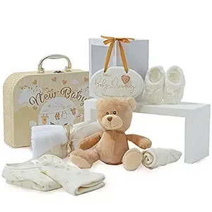 Baby Box Shop Baby Shower Gifts Unisex - 9 Baby Essentials, Baby Gift for Baby ...