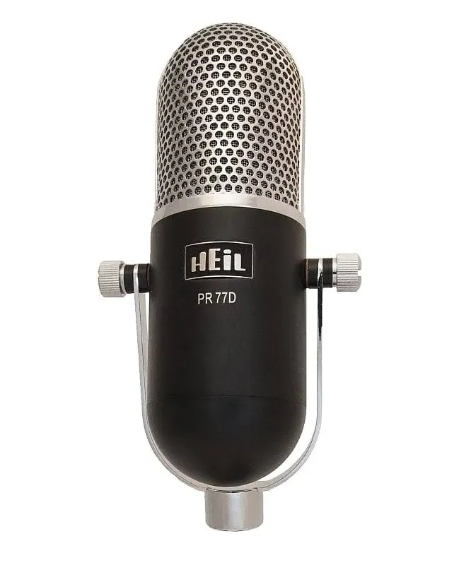 Heil Sound PR-77D Vintage Microphone Black For Studio and  Podcast Recordings