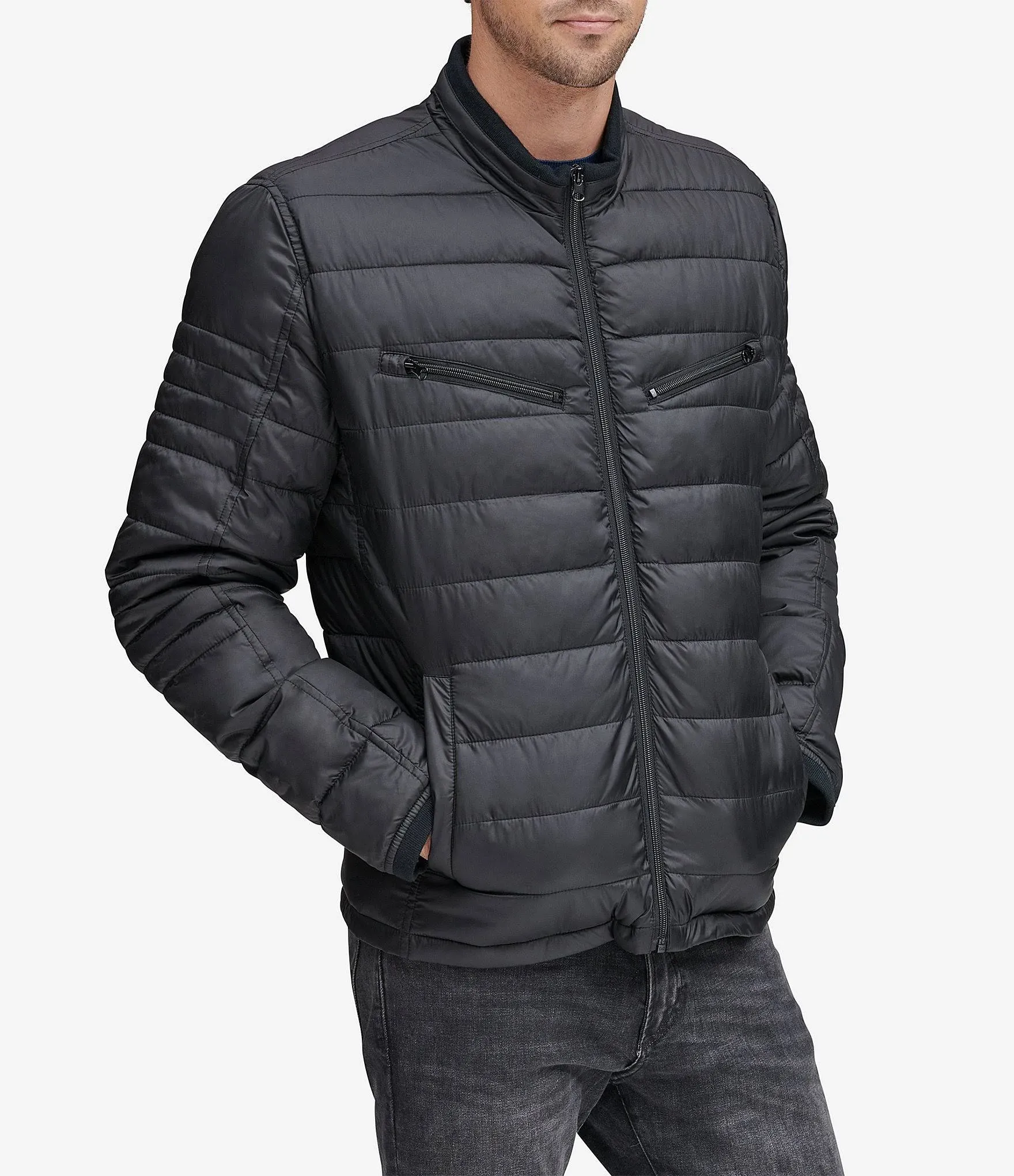 Andrew Marc Men's Grymes Packable Quilted Puffer Jacket