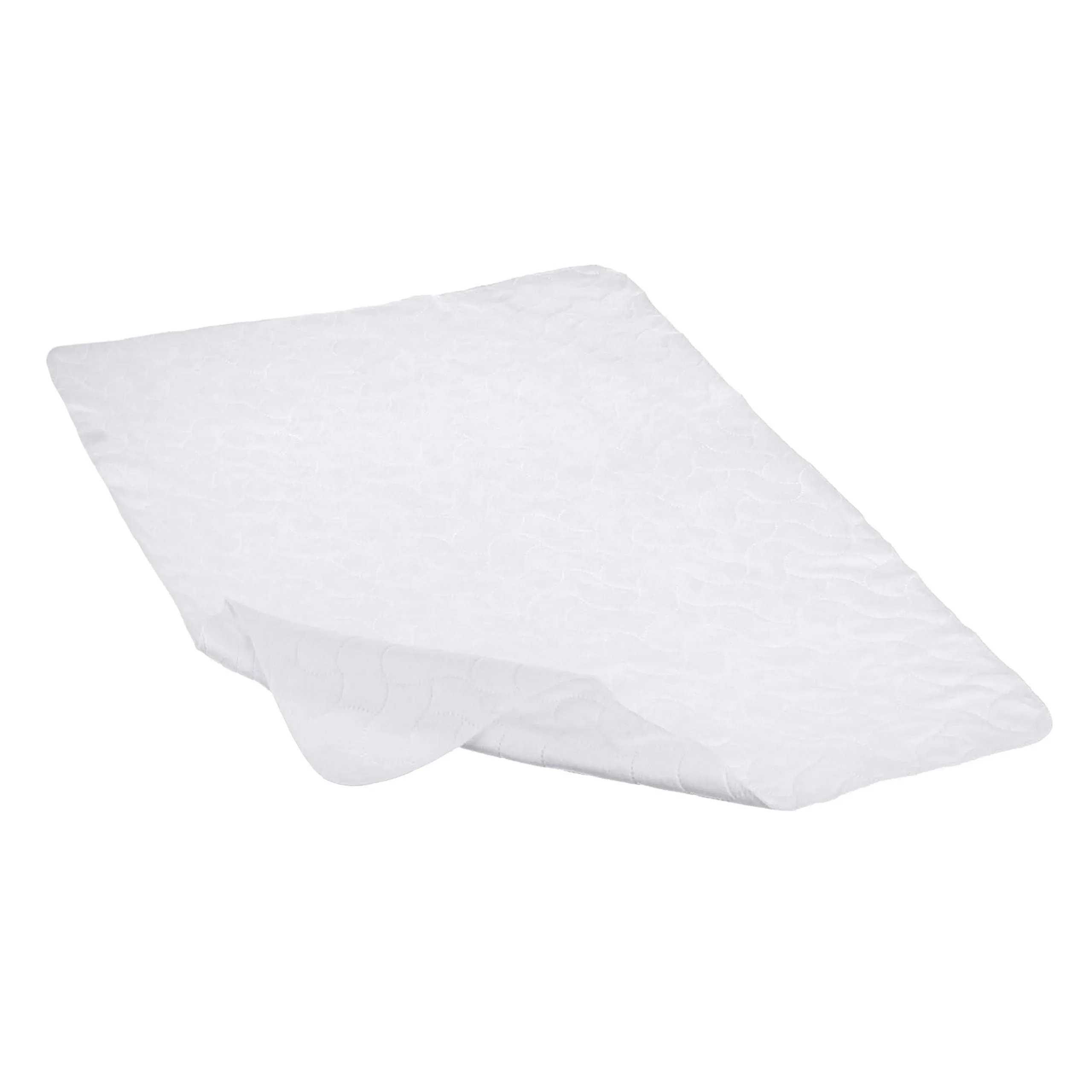 American Baby Company Waterproof Flat Reusable Multi-use Pad Protector, Quilt-Like Multi-use Protective Mattress Pad Cover for Babies, Adults and Pets, White, 27" x 36"