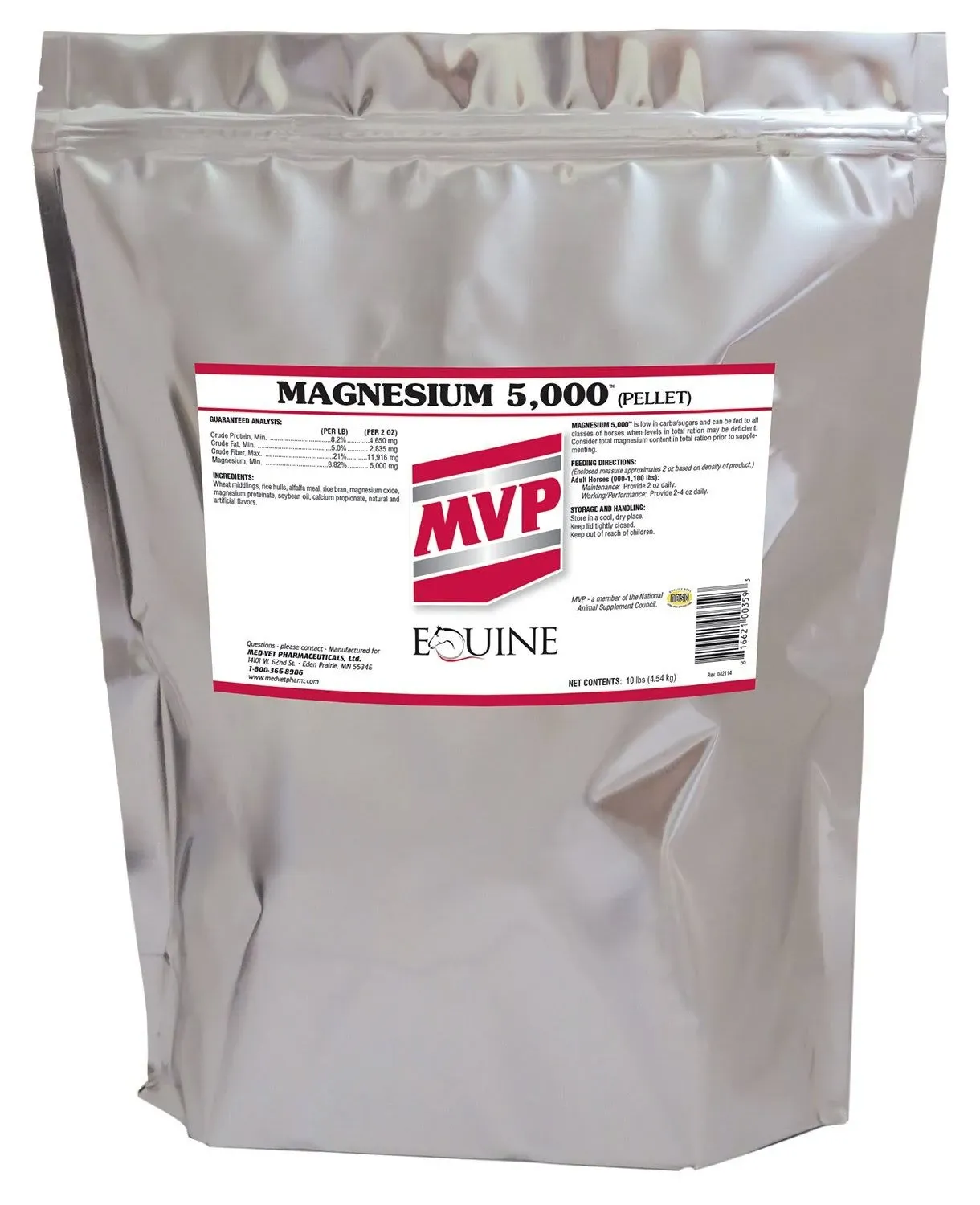 MVP Magnesium 5000 Pelleted Equine Supplement