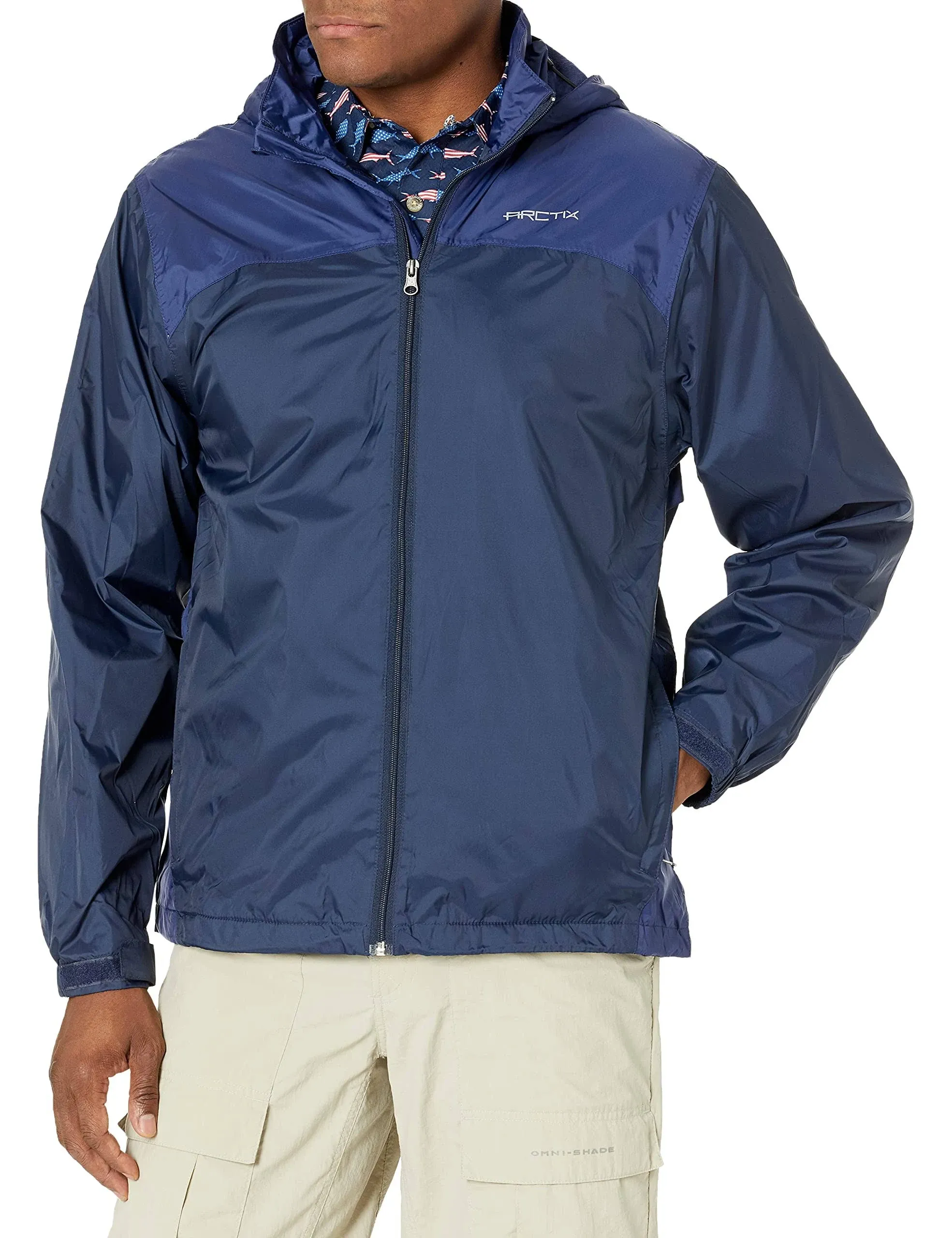 Arctix Men's Squall Fleece Lined Rain Jacket Blue Night / XXL