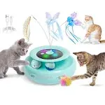 ORSDA 3-in-1 Cat Toys Rechargeable, Interactive Cat Toys for Indoor Cats ...