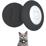 2022 Airtag Cat Collar Holder, Small Air Tag Cat Collar Holder Compatible with Apple Airtag GPS Tracker, 2Pack Waterproof Case Cover for Cat Dog Pet