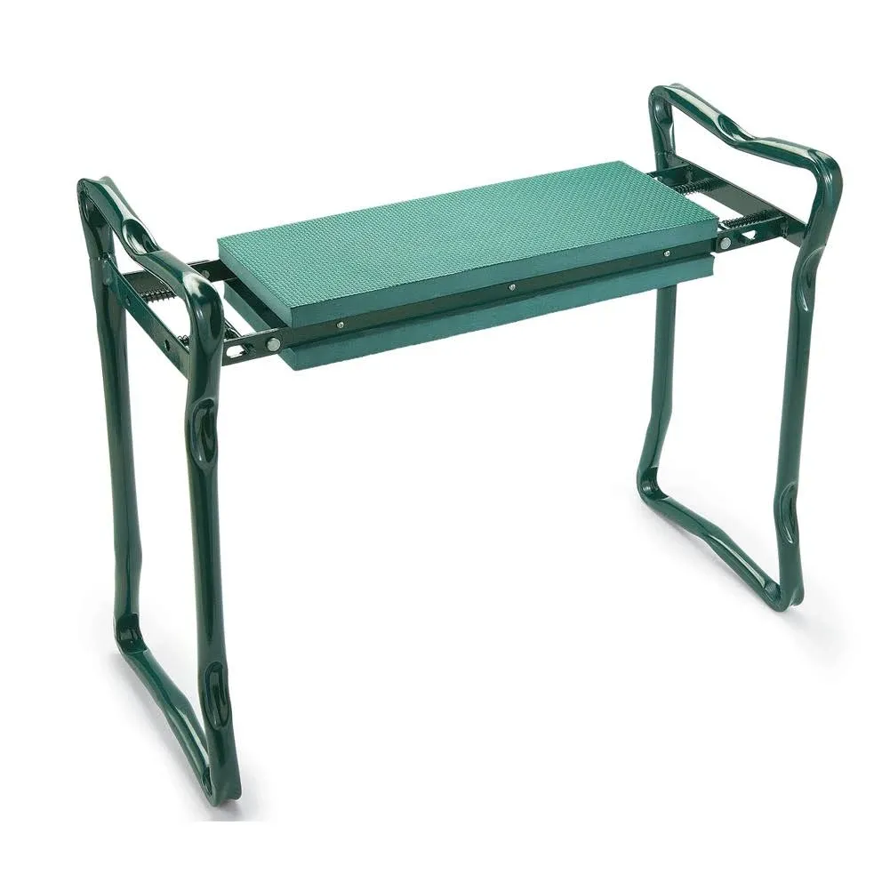 Collections Etc Garden Kneeler and Seat, Green