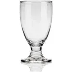 Burns Glass Clear Wine Set of 4, 10 Oz Red &amp; 10 Goblets-29 