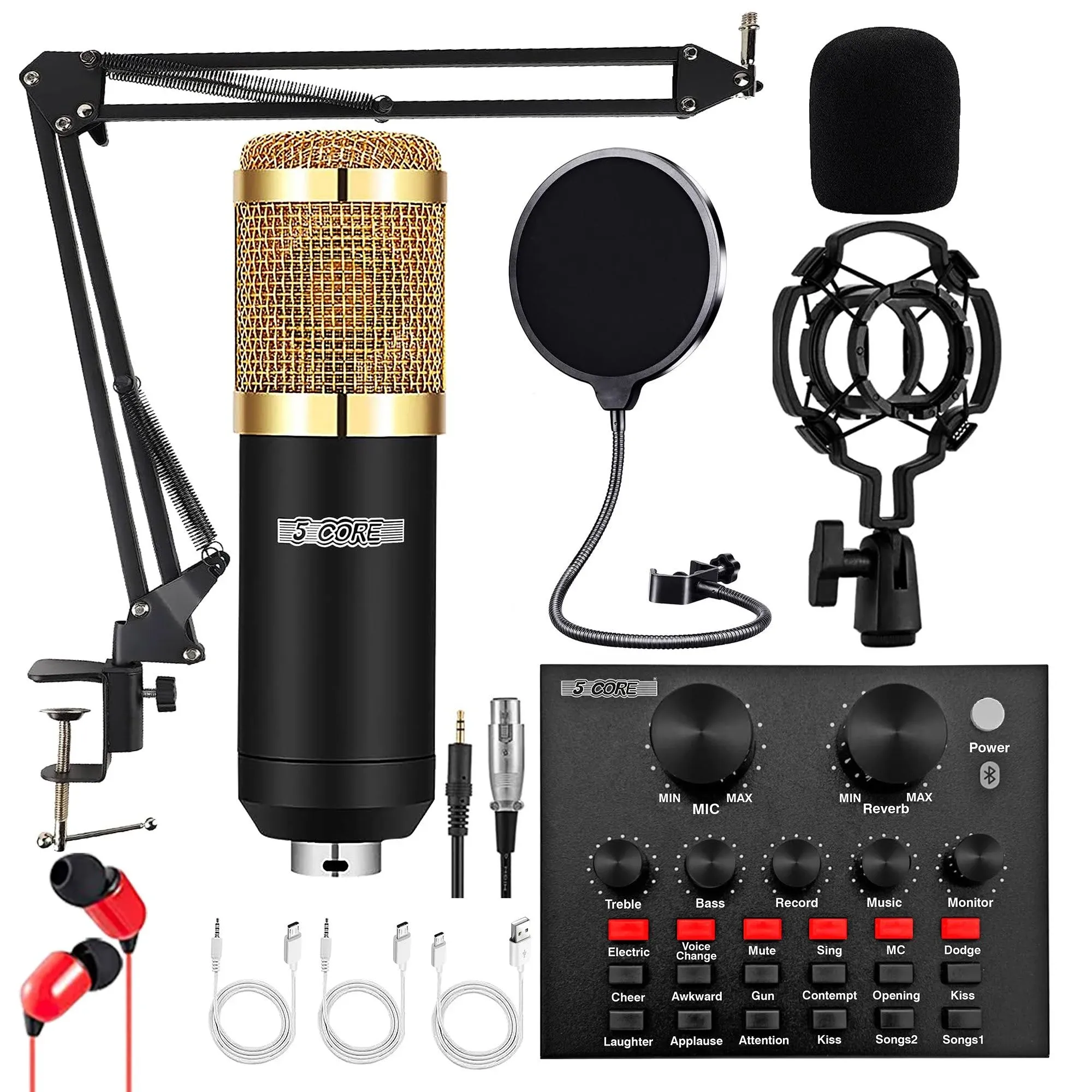 5 Core Condenser Microphone Kit